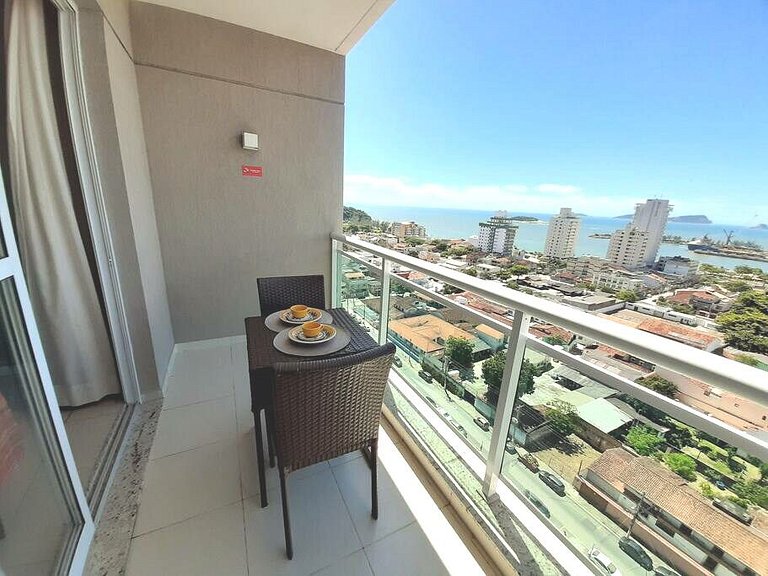 Flat 1506 com vista para a praia de Imbetiba