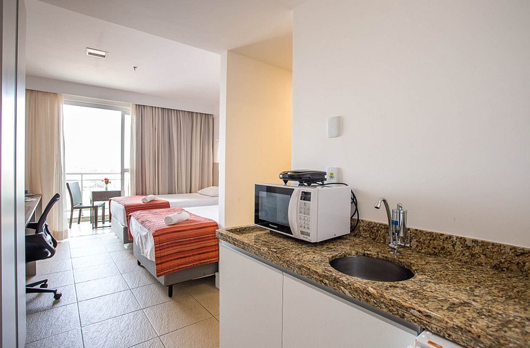 Flat 1506 com vista para a praia de Imbetiba