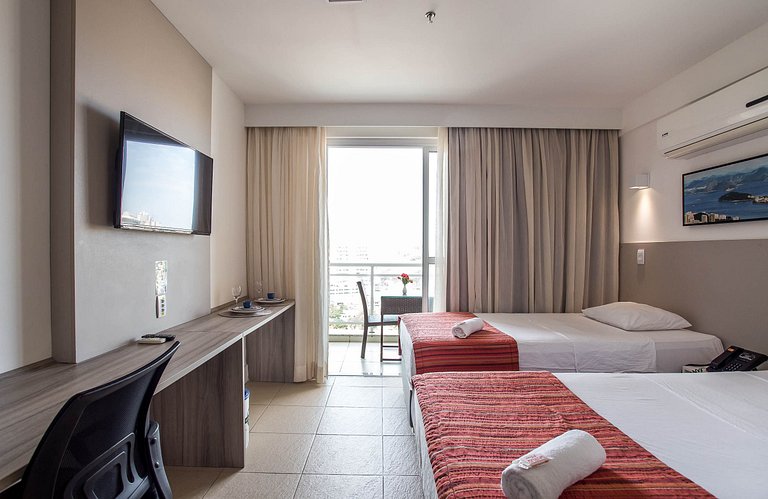 Flat 1506 com vista para a praia de Imbetiba