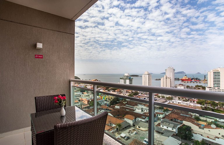 Flat 1506 com vista para a praia de Imbetiba