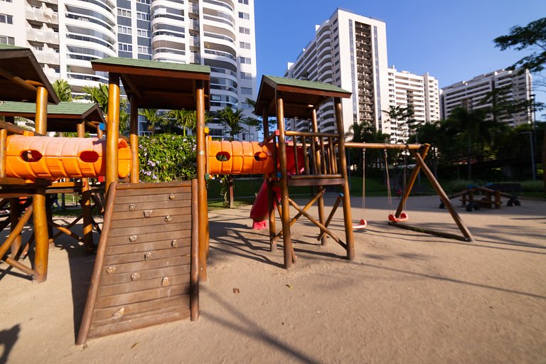 Flat em Ilha Pura ao lado do Rio Centro