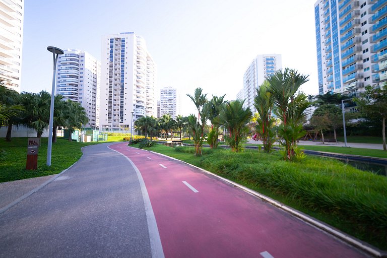Flat em Ilha Pura ao lado do Rio Centro