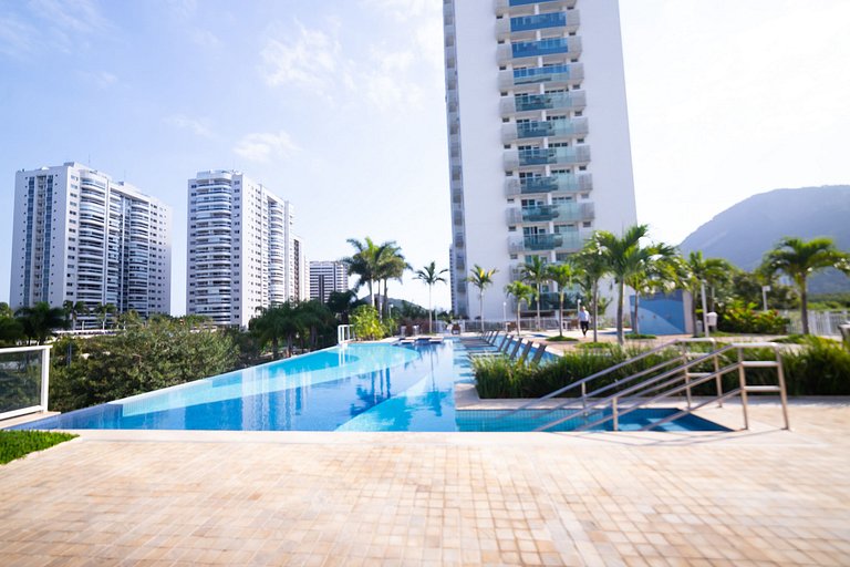 Flat em Ilha Pura ao lado do Rio Centro