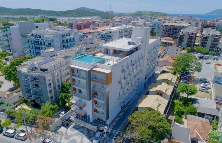 Flat 127 a 700m da praia em Cabo Frio
