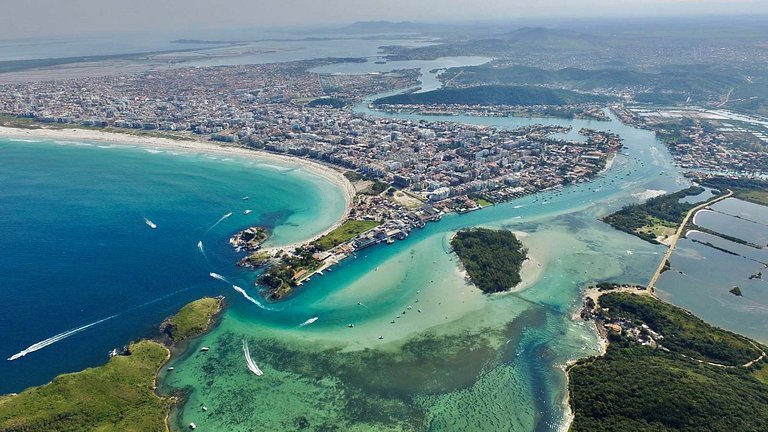 Flat 127 a 700m da praia em Cabo Frio
