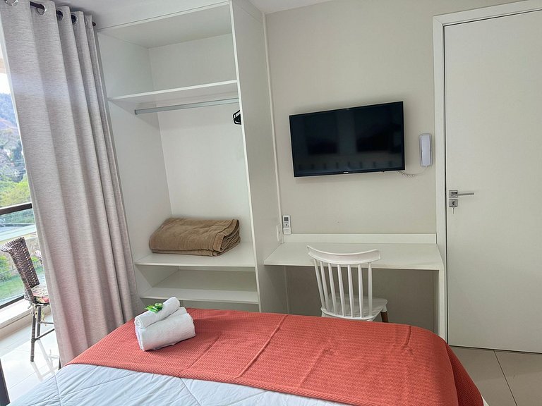 Apartamento decorado en las montañas de Itaipava