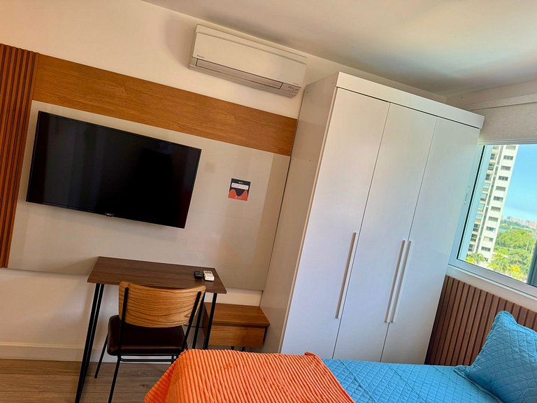 Flat em Ilha Pura ao lado do Rio Centro