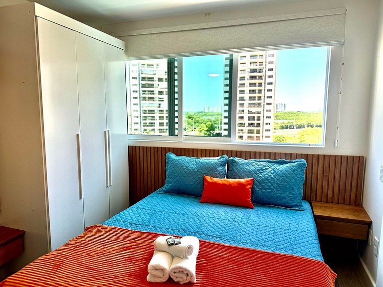 Flat em Ilha Pura ao lado do Rio Centro