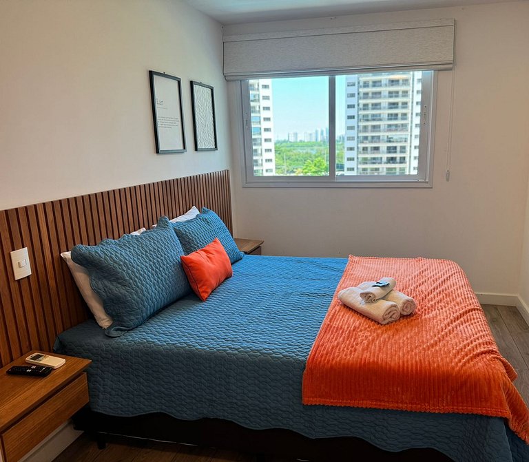 Apartamento em Ilha Pura ao lado do Rio Centro
