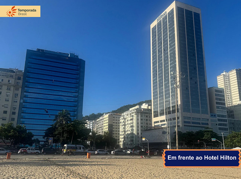 Estudio moderno a 130 metros de la playa de Copacabana