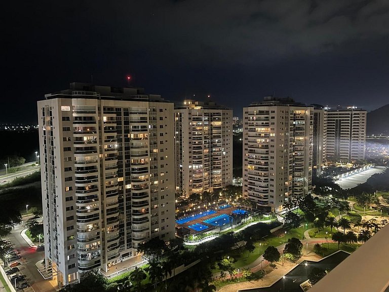 Aconchego em Flat ao lado do Rio Centro