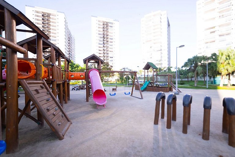 1603 B Flat ao lado do Rio Centro com piscina