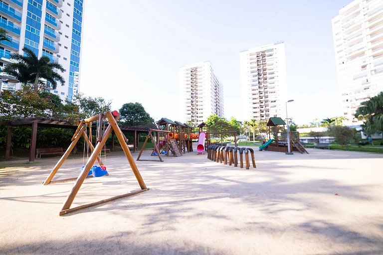 1603 B Flat ao lado do Rio Centro com piscina