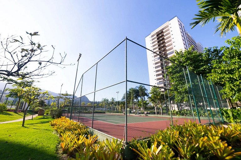 1603 B Flat ao lado do Rio Centro com piscina
