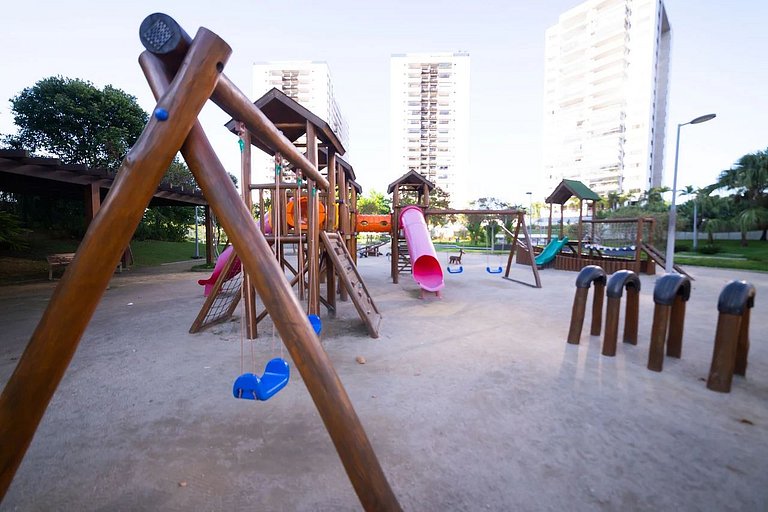 1603 B Flat ao lado do Rio Centro com piscina