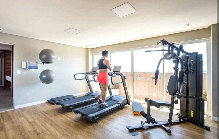 Flat 419 prático na Passagem prox Praia do Forte