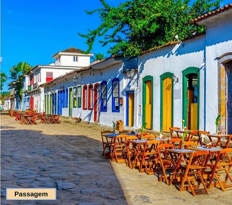 Flat 419 prático na Passagem prox Praia do Forte