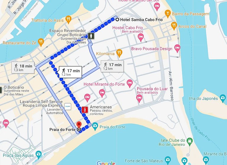 Flat 419 prático no Bairro da Passagem prox Praia do Forte