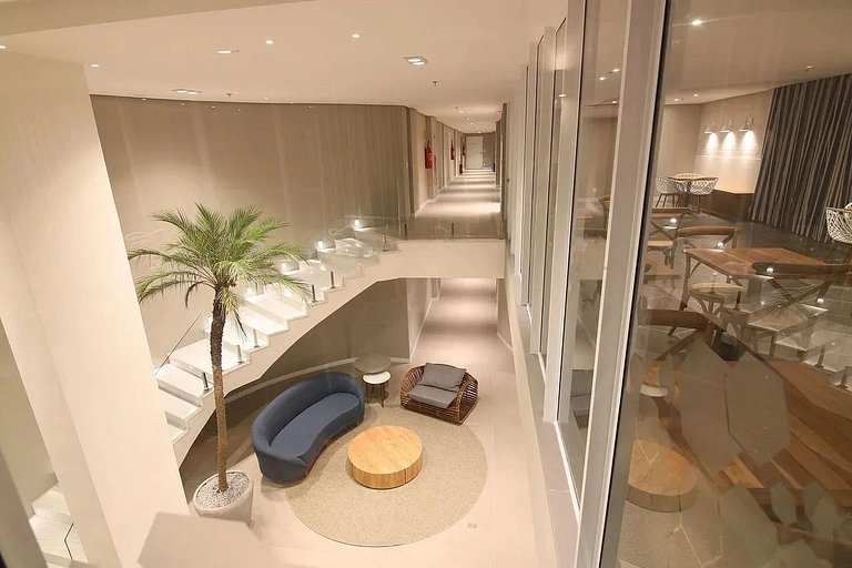 Flat 419 prático no Bairro da Passagem prox Praia do Forte