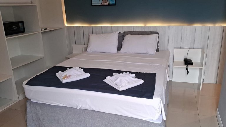 Flat 419 prático no Bairro da Passagem prox Praia do Forte