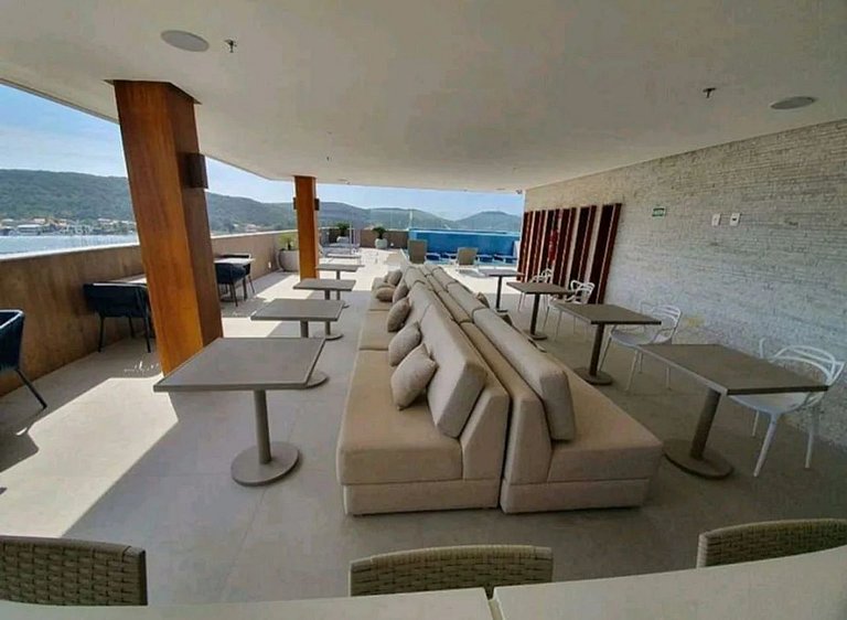 Flat 209 confortável na Passagem - 700m da Praia