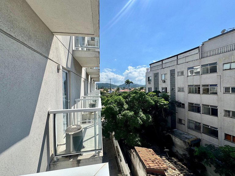 Flat 209 confortável na Passagem - 700m da Praia